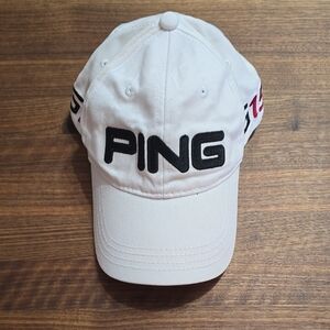 Ping Cream Cap with Black Logo
